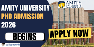 Amity University Begins PhD Admission 2026; Apply Now @amity.edu.in